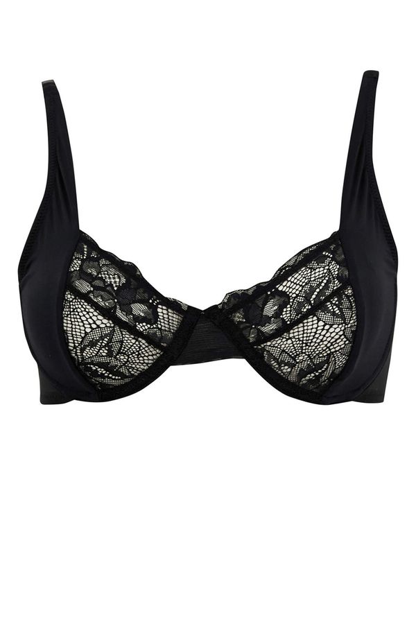 DEFACTO DEFACTO Fall In Love Lace Detail Uncovered Bra