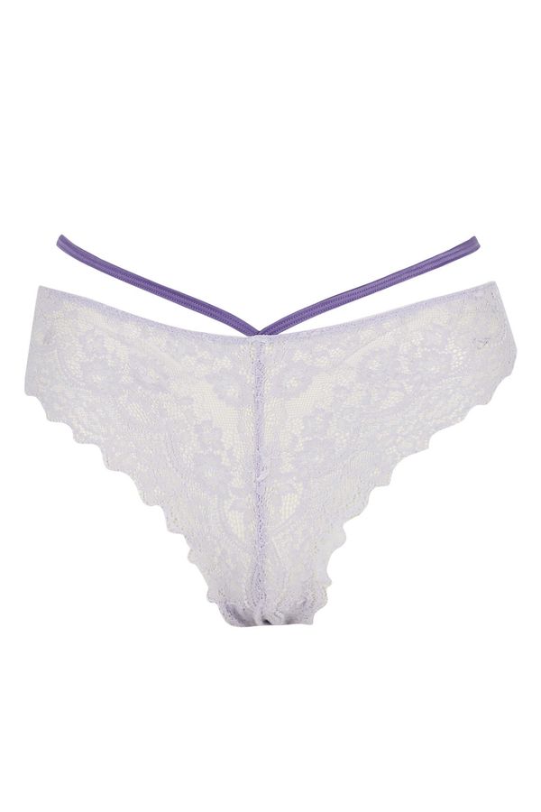 DEFACTO DEFACTO Fall in Love Lace Rope Detailed Brazilian Panties