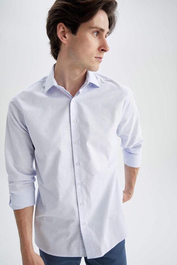 DEFACTO DEFACTO Modern Fit Cotton Long Sleeve Shirt