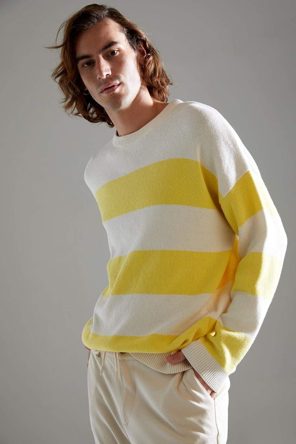 DEFACTO DEFACTO Oversize Fit Block Colour Knitted Jumper