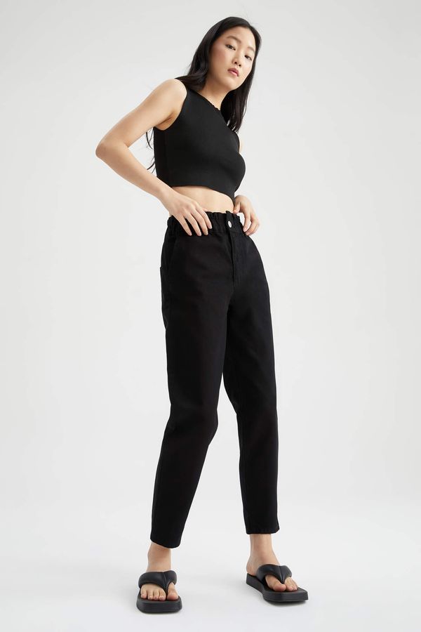 DEFACTO DEFACTO Paperbag Fit High Waisted Chinos