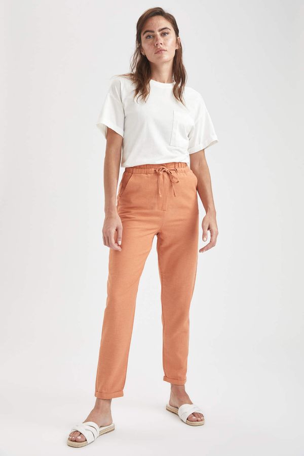 DEFACTO DEFACTO Relax Fit Stretch Waisted Woven Trousers