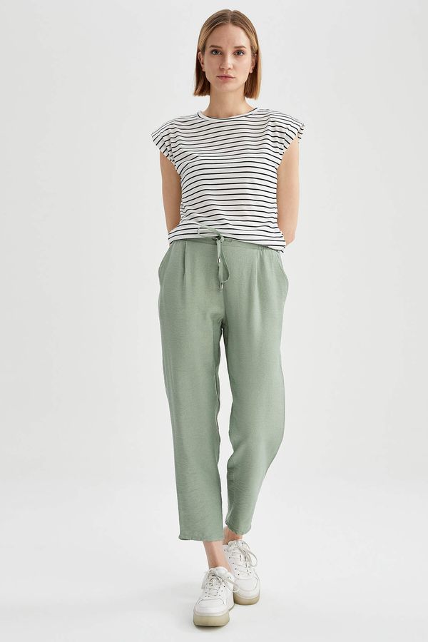 DEFACTO DEFACTO Relaxed Fit Waist-Tie Trousers