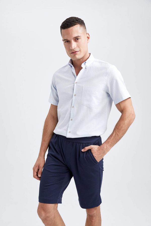 DEFACTO DEFACTO Slim Fit Polo Neck Short Sleeve Shirt