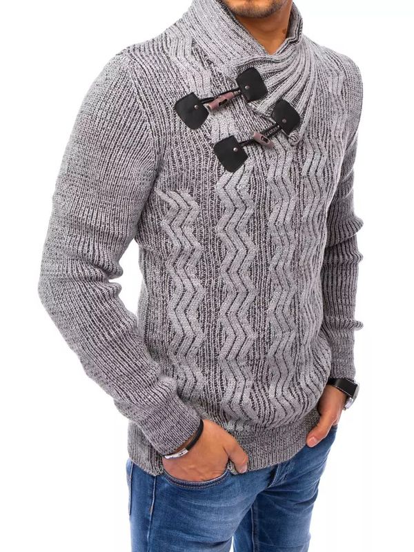 DStreet Dark gray men's sweater Dstreet WX1780