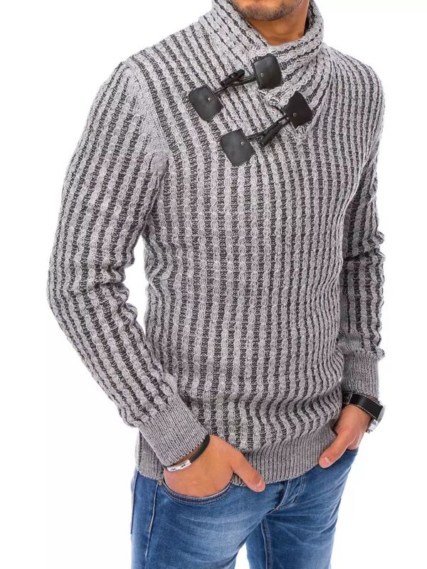 DStreet Dark gray men's sweater Dstreet WX1783