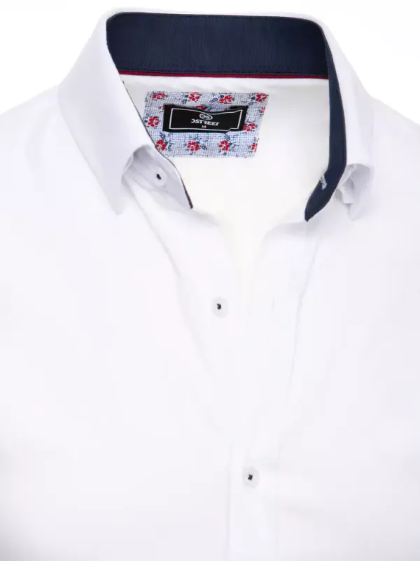 DStreet Men's elegant white shirt Dstreet DX2326
