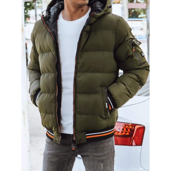 DStreet Reversible men's winter green jacket Dstreet TX4205