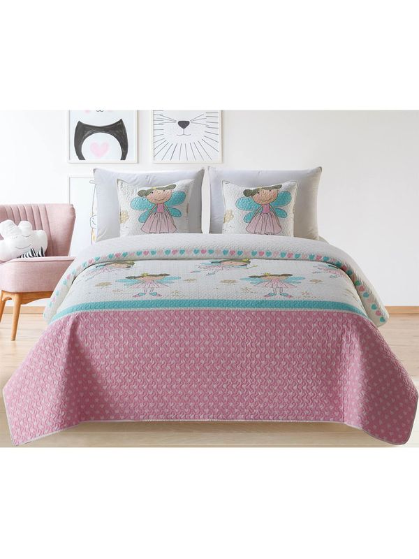 Edoti Edoti Children's quilted bedspread Princess A539