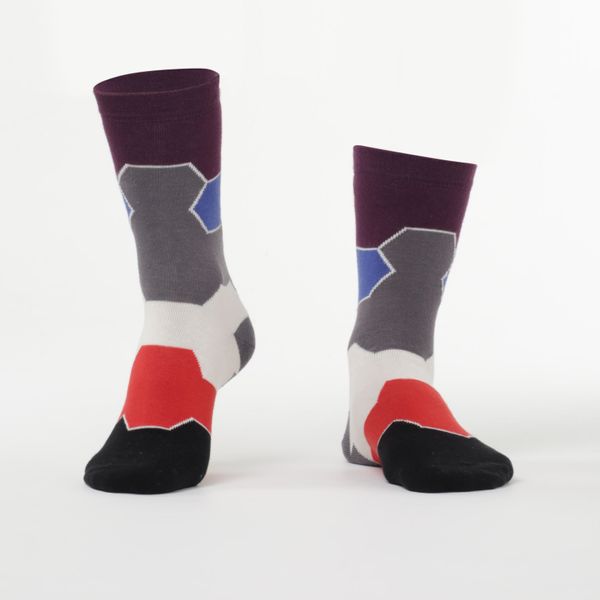 FASARDI Barevné dámské ponožky se vzory