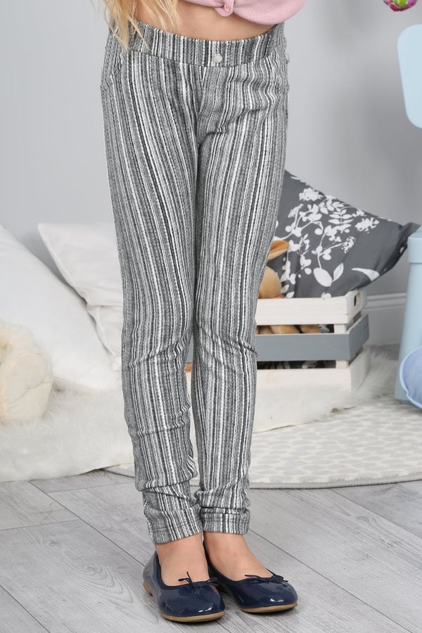 FASARDI Grey children's trousers