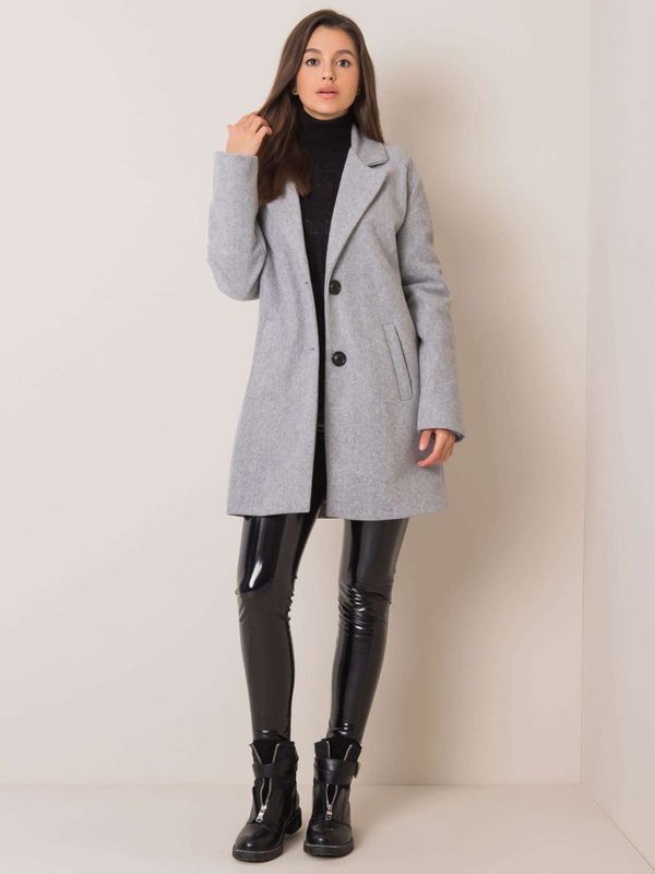 Fashionhunters Lady's gray coat