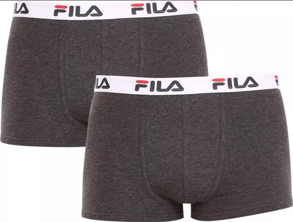 Fila 2PACK men's boxers Fila grey (FU5141/2-248)