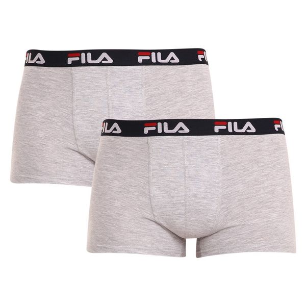 Fila 2PACK men's boxers Fila grey (FU5142/2-400)