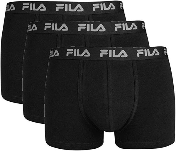 Fila 3PACK Fila men's boxers black (FU5004/3-200)