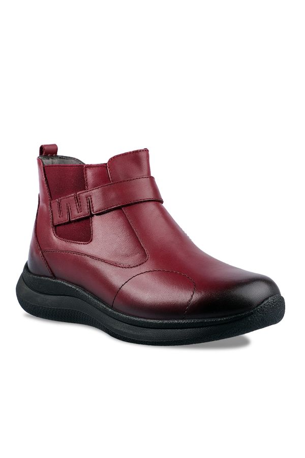 Forelli Forelli Ankle Boots - Burgundy - Flat