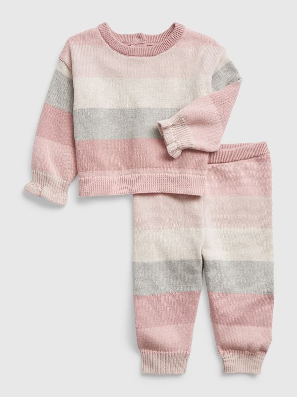 GAP GAP Baby sweater set with stripes - Girls
