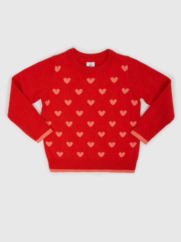 GAP GAP Children's sweater heart pattern - Girls