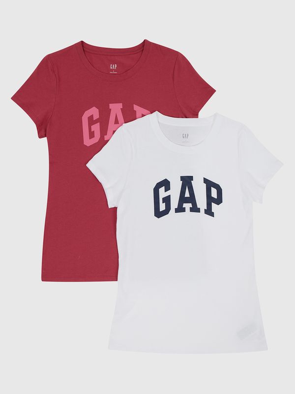GAP GAP Cotton T-shirts with logo, 2pcs - Women