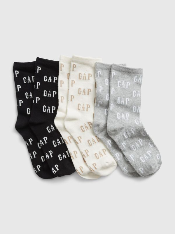 GAP GAP Kids socks with logo, 3 pairs - Boys