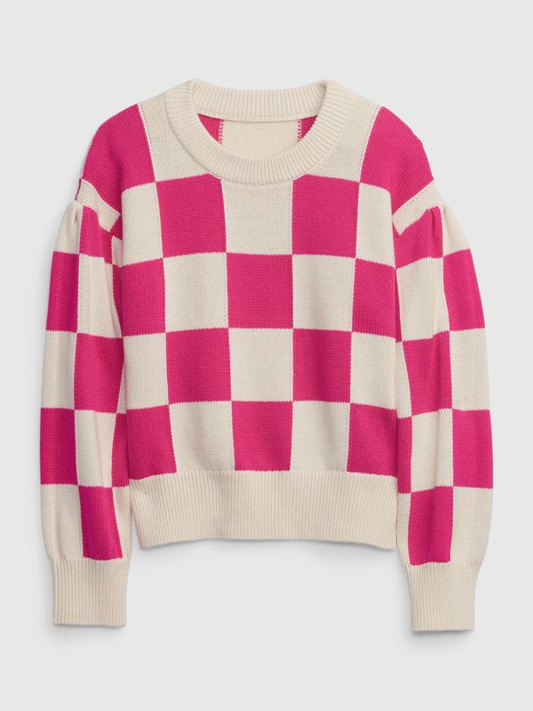 GAP GAP Kids sweater with checkerboard - Girls