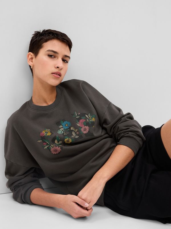 GAP GAP Sweatshirt vintage soft floral logo - Women