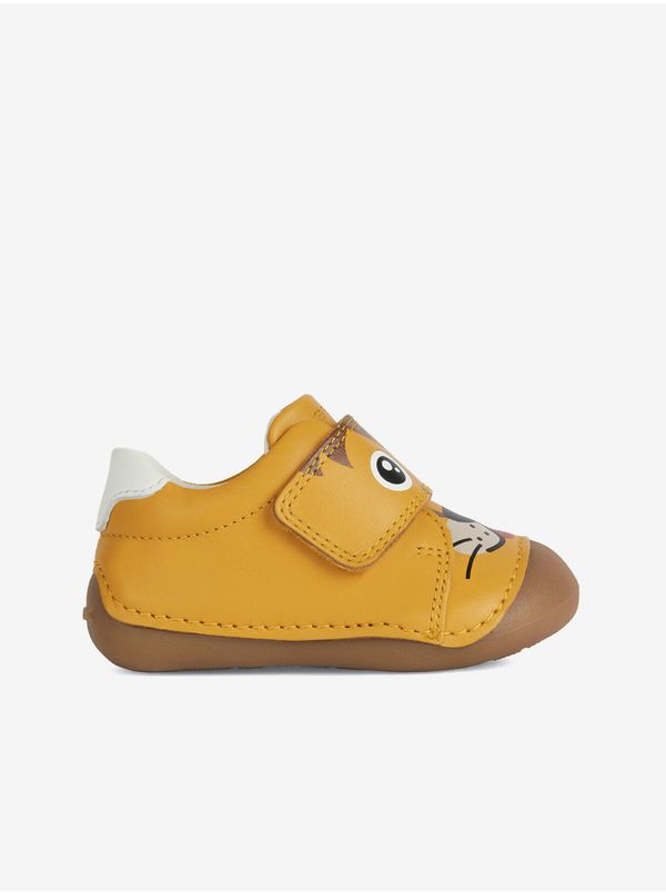 GEOX Yellow Kids Leather Shoes Geox - Boys