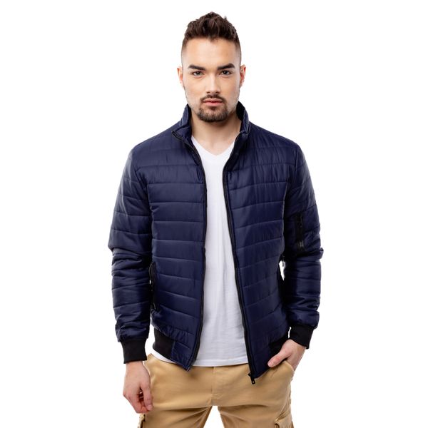 Glano Man Quilted Jacket GLANO - navy