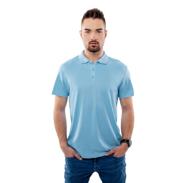 Glano Men's T-shirt GLANO - light blue