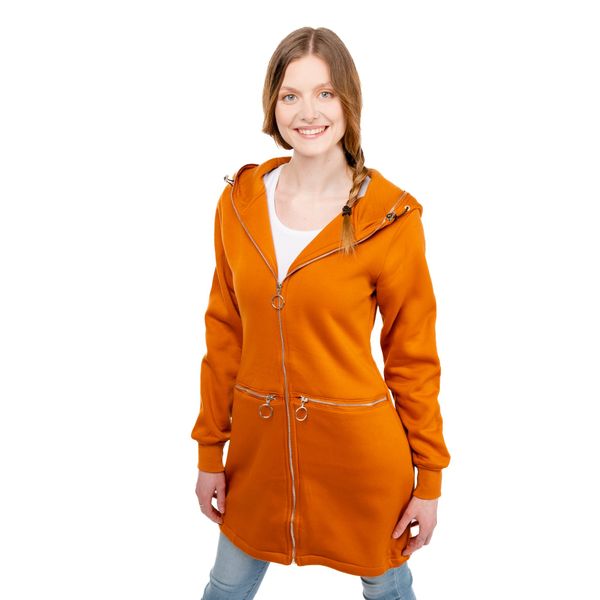 Glano Women's Extended Sweatshirt GLANO - orange
