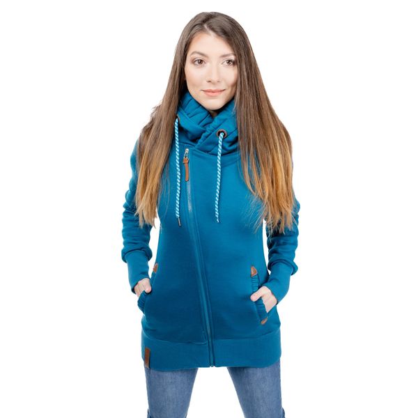 Glano Women's Extended Sweatshirt GLANO - sea blue