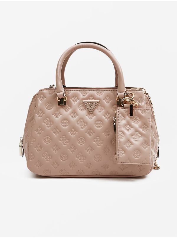 Guess Light pink Ladies patterned handbag Guess La Femme Girlfriend - Women