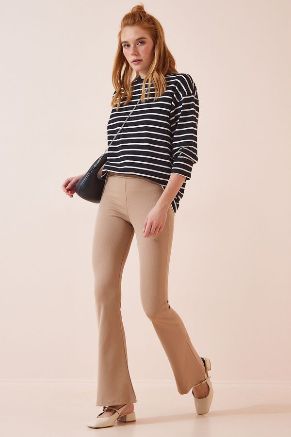 Happiness İstanbul Happiness İstanbul Leggings - Navy blue - High Waist