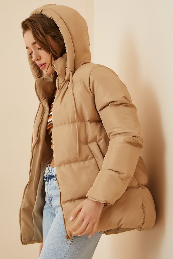 Happiness İstanbul Happiness İstanbul Winter Jacket - Beige - Puffer