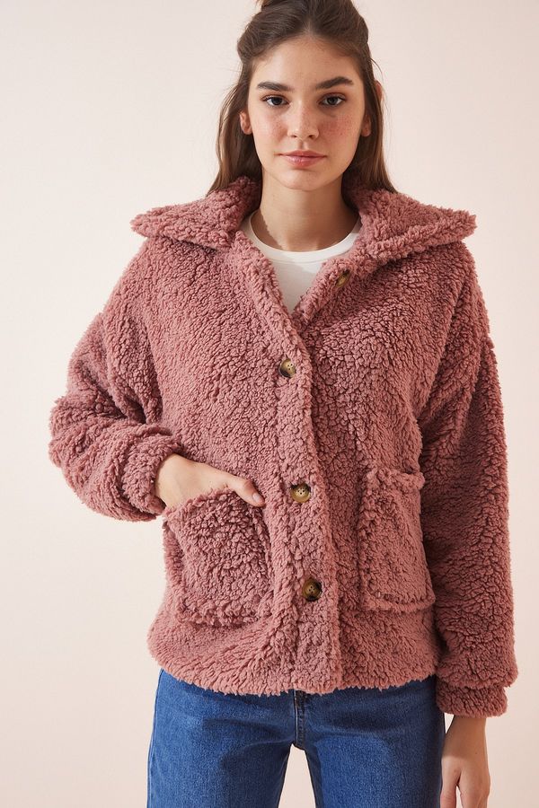 Happiness İstanbul Happiness İstanbul Winter Jacket - Pink - Parka