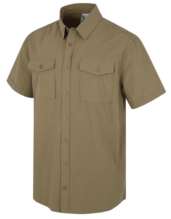 HUSKY Men's Short Sleeve Shirt HUSKY Grimy M green