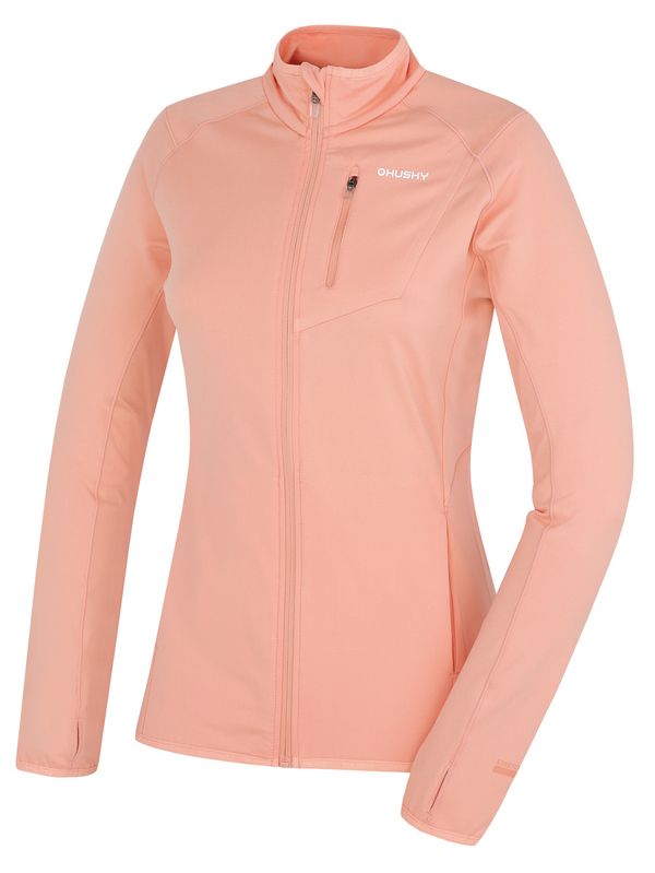 HUSKY Women's zipper sweatshirt HUSKY Tarp L light pink