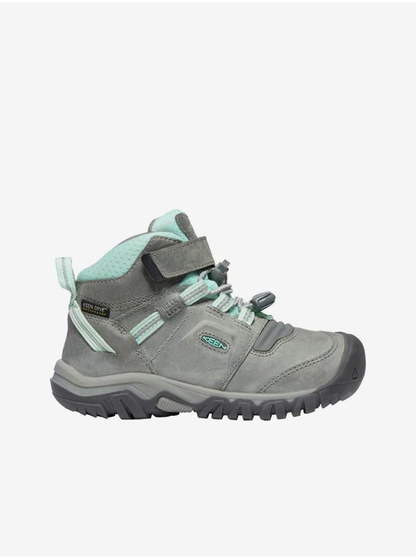 Keen Gray Boys Leather Outdoor Shoes Keen - Boys