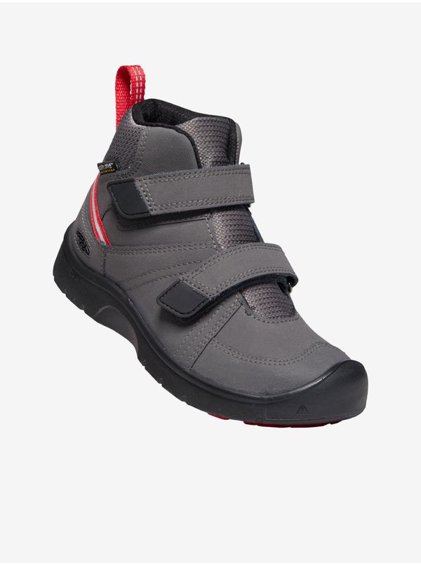 Keen Grey Boys Leather Ankle Boots Keen - Boys