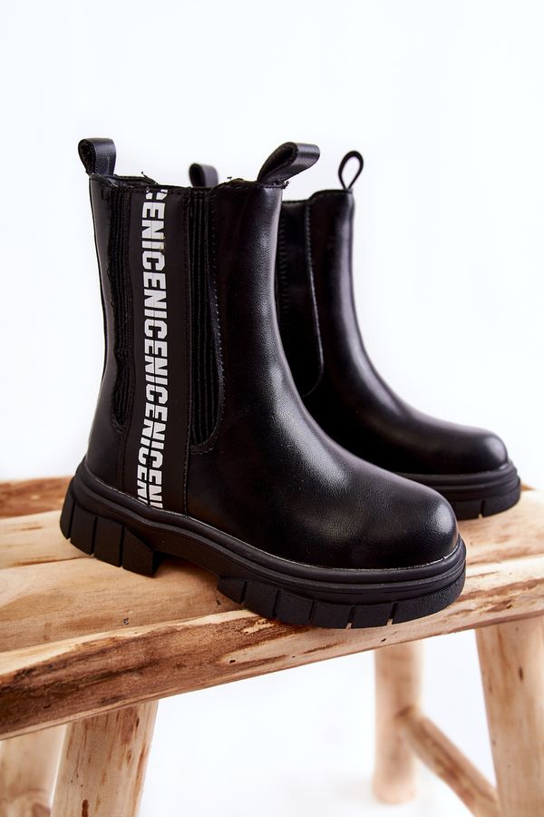 Kesi Children's high insulated boots black Kimmy