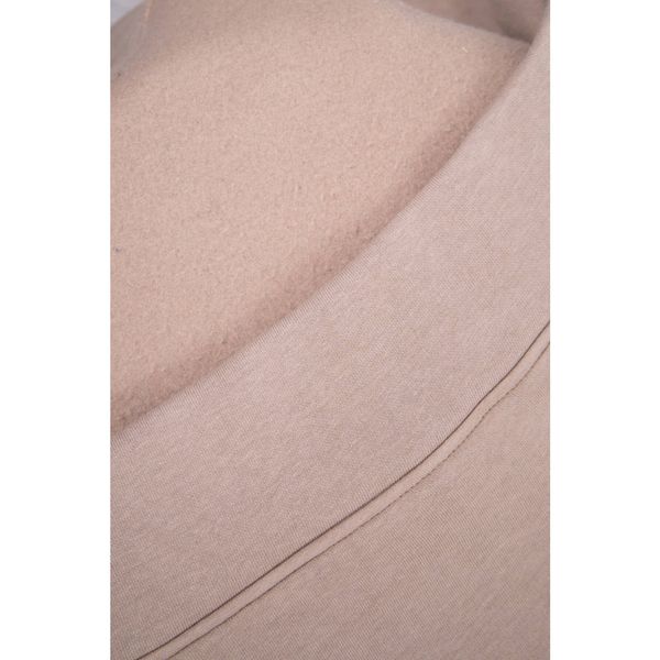 Kesi Insulated sweatshirt with longer back dark beige