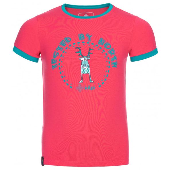Kilpi Bawełniany t-shirt dziewczęcy Mercy-jg różowy - Kilpi