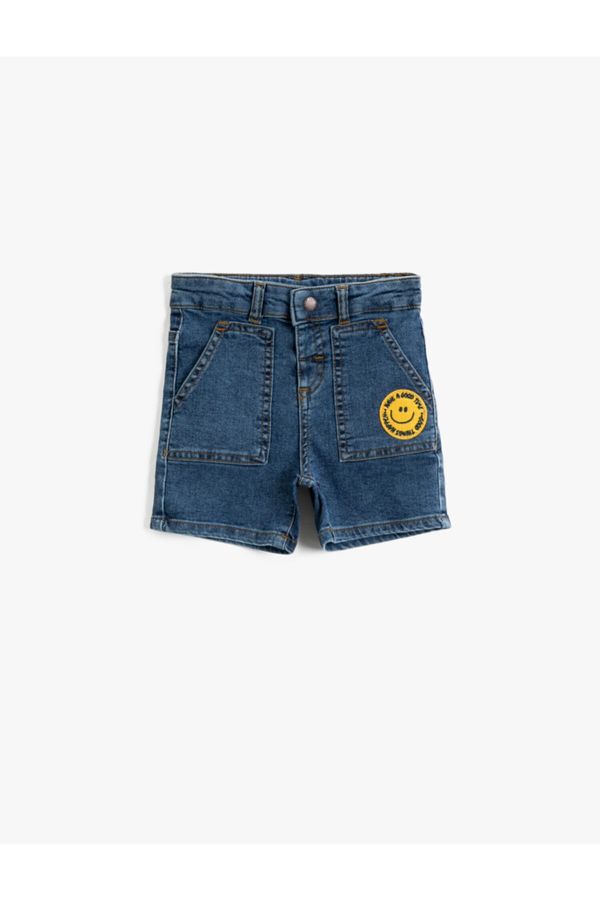 Koton Koton Boy Blue Jean Shorts