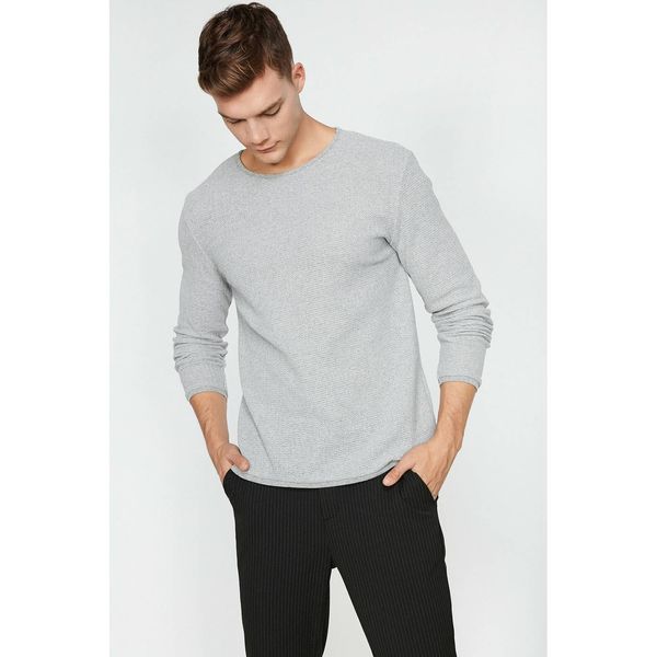 Koton Koton Men's Gray Sweater