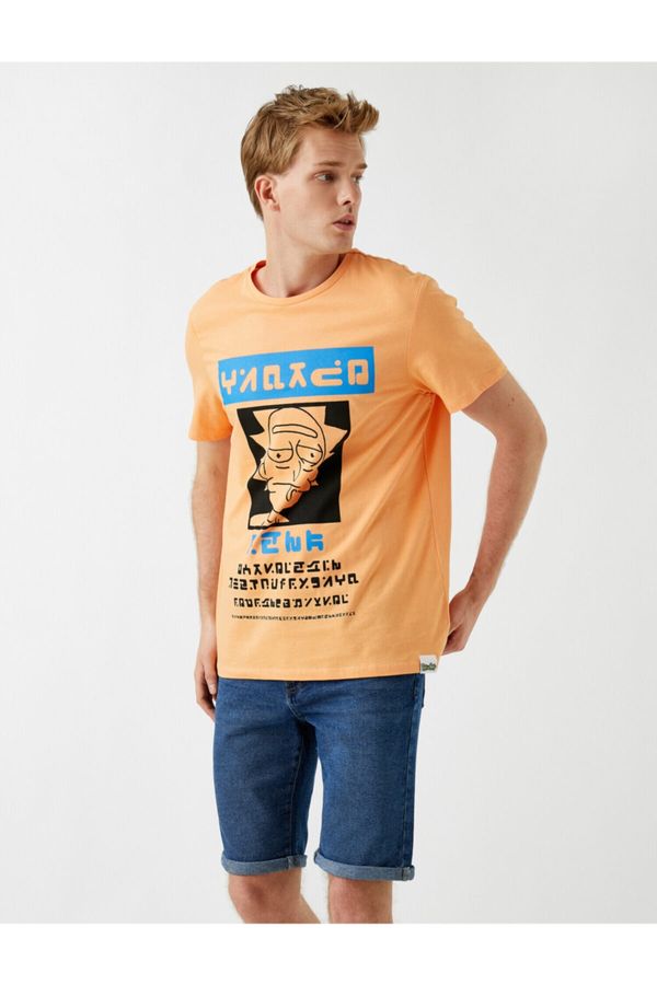 Koton Koton Men's Orange T-Shirt
