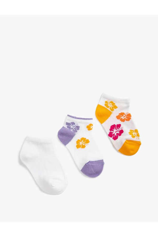 Koton Koton Set of 3 Floral Socks