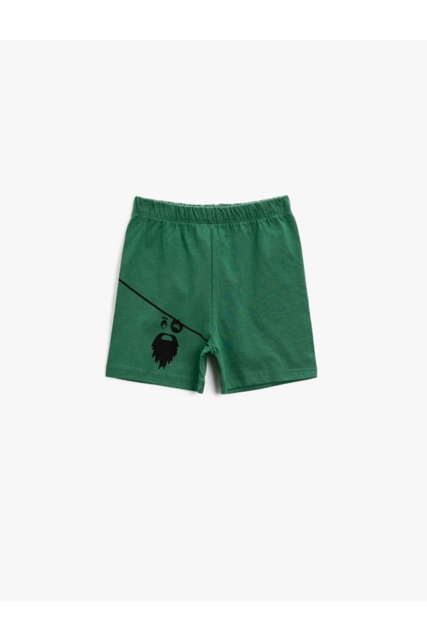 Koton Koton Shorts - Green - Normal Waist