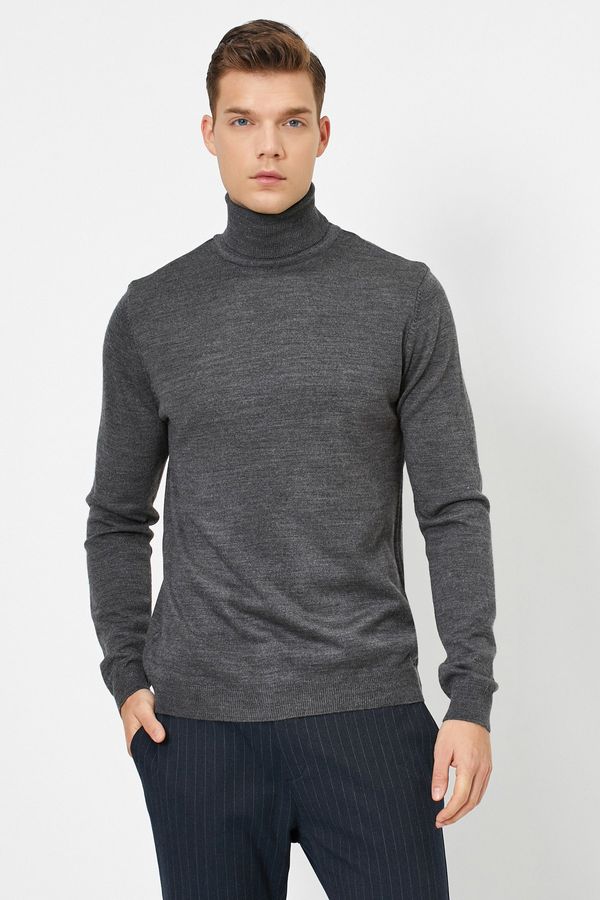 Koton Koton Sweater - Gray - Regular fit