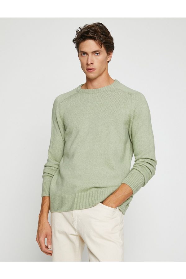 Koton Koton Sweater - Green - Relaxed fit