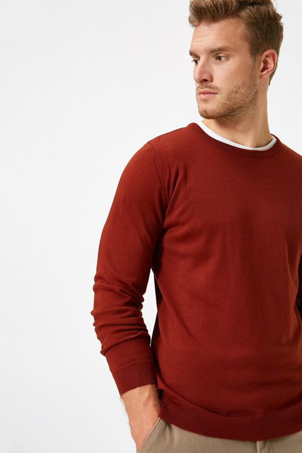 Koton Koton Sweater - Orange - Regular fit